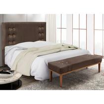 Kit Recamier e Cabeceira Santorini SPZ 160cm Veludo