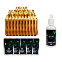 Kit Recarga 1500un Esferas Viper 4,5mm + 1un Óleo + 25un Capsula CO2 Seariver