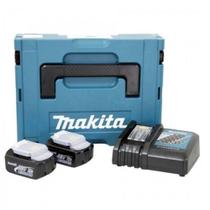 Kit Recarga c/ Makpac + 2 Baterias 3aH 18v + Carregador 198046-9 Makita