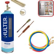 Kit Recarga De Gás R134a para Geladeira/freezer, Solda, Filtro