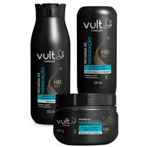 Kit Recarga de Hidratação Shampoo + Condicionador + Máscara - Vult