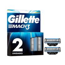 Kit Recarga Mach3 Gillette 2 Unidades Original