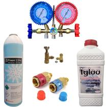 Kit Recarga para Ar Condicionado Automotivo Completo