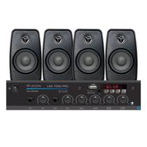 Kit receiver leson lsa 7000 pro + 4 caixas som ambiente Kit receiver leson lsa 7000 pro + 4 caixas som ambiente