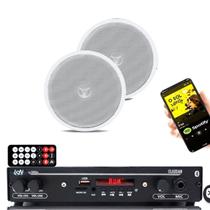 Kit Receiver Slim 1002bt Leson 2 arandelas 70w Leson
