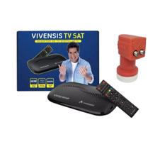 Kit Receptor de Tv Vivensis Vx10 + Lnbf Duplo Kit Receptor de Tv Vivensis Vx10 + Lnbf Duplo