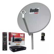 Kit Receptor Digital Bedin Bs9900 + Antena 60cm Lnbf