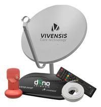 Kit Receptor Digital Vx10 Vivensis Antena Lnbf Ku Cabo Kit Receptor Digital Vx10 Vivensis Antena Lnbf Ku Cabo