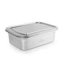 KIT RECIPIENTE INOX ARMAZENAMENTO 2,6L TAMPA INOX 25x17,5CM KIT RECIPIENTE INOX ARMAZENAMENTO 2,6L TAMPA INOX 25x17,5CM