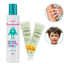 Kit Recondicionador Anti Piolhos + 2 Pastas Gel com Própolis 30g - Abelha Rainha