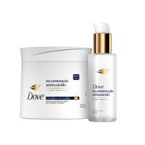 Kit Reconstrução cabelos danificados Aminoacido Dove Expert