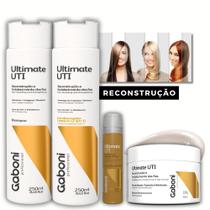 Kit Reconstrução Capilar Imediata (4 Produtos) Ultimate UTI Gaboni Professional
