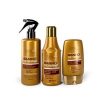 Kit Reconstrução de Brilho Banho de Verniz Forever Liss Kit Reconstrução de Brilho Banho de Verniz Forever Liss