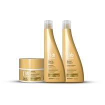 Kit Reconstrução Fio Restore Nano Repair - Shampoo, Condicionador e Máscara Kit Reconstrução Fio Restore Nano Repair - Shampoo, Condicionador e Máscara