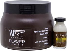 Kit Reconstrução Power Fast Mascara 500G Ampola 12Ml Wf