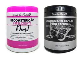 Kit Reconstrução Profissional 10 em 1 + Efeito Rapunzel Anabolizante Capilar 1kg Kit Reconstrução Profissional 10 em 1 + Efeito Rapunzel Anabolizante Capilar 1kg