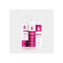 Kit Reconstrução Shampoo + Condicionador + Spray - Hidratei
