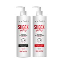 Kit Reconstrução Shampoo e Máscara Mutari - Shock Plus 500ml