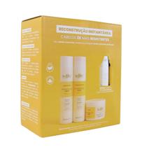 Kit Reconstrução SOS Shampoo, Cond, Mask e finalizador 60m
