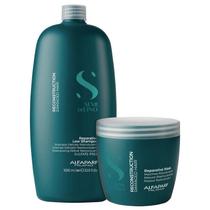 Kit Reconstruction Shampoo 1L e Máscara 500ml - Alfaparf Kit Reconstruction Shampoo 1L e Máscara 500ml - Alfaparf