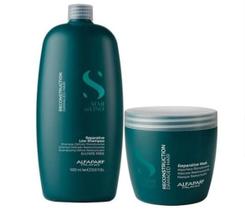 Kit Reconstruction Shampoo 1L E Máscara 500Ml - Alfaparf