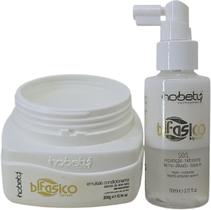 Kit Reconstrutor Bifasico Mascara 300g Mini Leave in 110ml