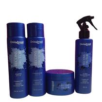Kit Reconstrutor Cond+Shamp+Fluido+Masc Onixx Brasil