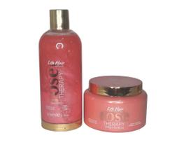 Kit Reconstrutor e Fortalecedor Rose Therapy Life Hair 500ml Kit Reconstrutor e Fortalecedor Rose Therapy Life Hair 500ml