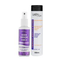 Kit Reconstrutor Miracle Blond + Desembaraçou - Brilho Diama