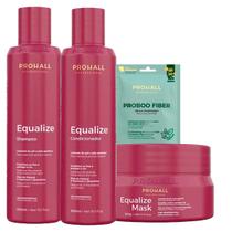 Kit Reconstrutor Neutralizante Equalize Máscara 300g Prohall Kit Reconstrutor Neutralizante Equalize Máscara 300g Prohall