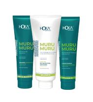Kit reconstrutor nutrição capilar 3 passos murumuru hoka Kit reconstrutor nutrição capilar 3 passos murumuru hoka