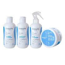 Kit Reconstrutor Repara Fios (shampoo, condicionador, shot, máscara) Evoluty Free Amávia