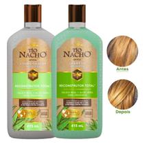 Kit Reconstrutor Shampoo 415ml + Condicionador 415ml Tio Nacho
