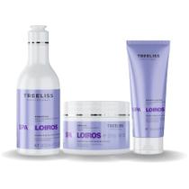 Kit Reconstrutor, shampoo e máscara Spa dos loiros Treeliss