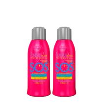 Kit Reconstrutor SOS Antiemborrachamento2x300ml Forever Liss