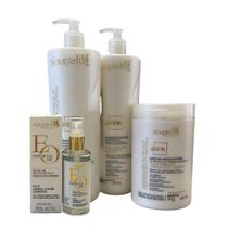 Kit Reconstrutor Spa Essencial Soupleliss 3X1L + Óleo 60Ml