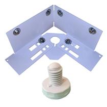 Kit Recupera Salva Conserta Gabinete Branco + Pé Nivelador