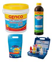Kit Recuperação Total De Piscina Weekend Limpeza Completa