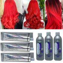 Kit Red 03 Tinta e 03 Ox 40 Vol. Mairibel/Hidraty