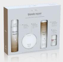 Kit Red Iron Blonde Repair 3+1: Shampoo + Hidratante + Máscara + Leave in para cabelos loiros