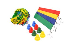 Kit Rede de Proteção Capa para Isotubo e Ponteira para Cama Elástica 3,66m 3,70m