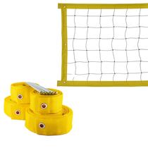 Kit Rede de Vôlei 6 metros + Marcação Amarelo