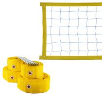 Kit Rede de Vôlei 6 metros + Marcação Amarelo