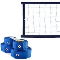 Kit Rede de Vôlei 6 metros + Marcação Azul - Evo Sports