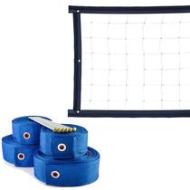 Kit Rede de Vôlei 6 metros + Marcação Azul