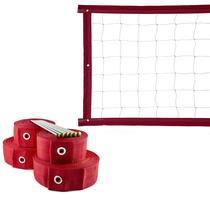 Kit rede de vôlei 6 metros + marcação vermelha - Evo Sports