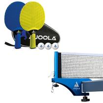 Kit Rede e Suporte Joola WX Aluminium Net + 1 Conjunto de raquetes de tênis de mesa JOOLA Vivid