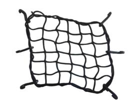 Kit Rede Elástica 30x30 + 1 Extensor Elástico 1 Metro para Moto Capacete Bagagem Bicicleta