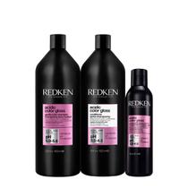 Kit Redken Acidic Color Gloss Rinse Out Duo Tratamento (3 produtos)