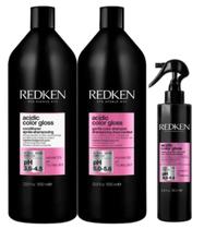 Kit Redken Acidic Color Gloss Sh gde + Cond gde + Leave-in